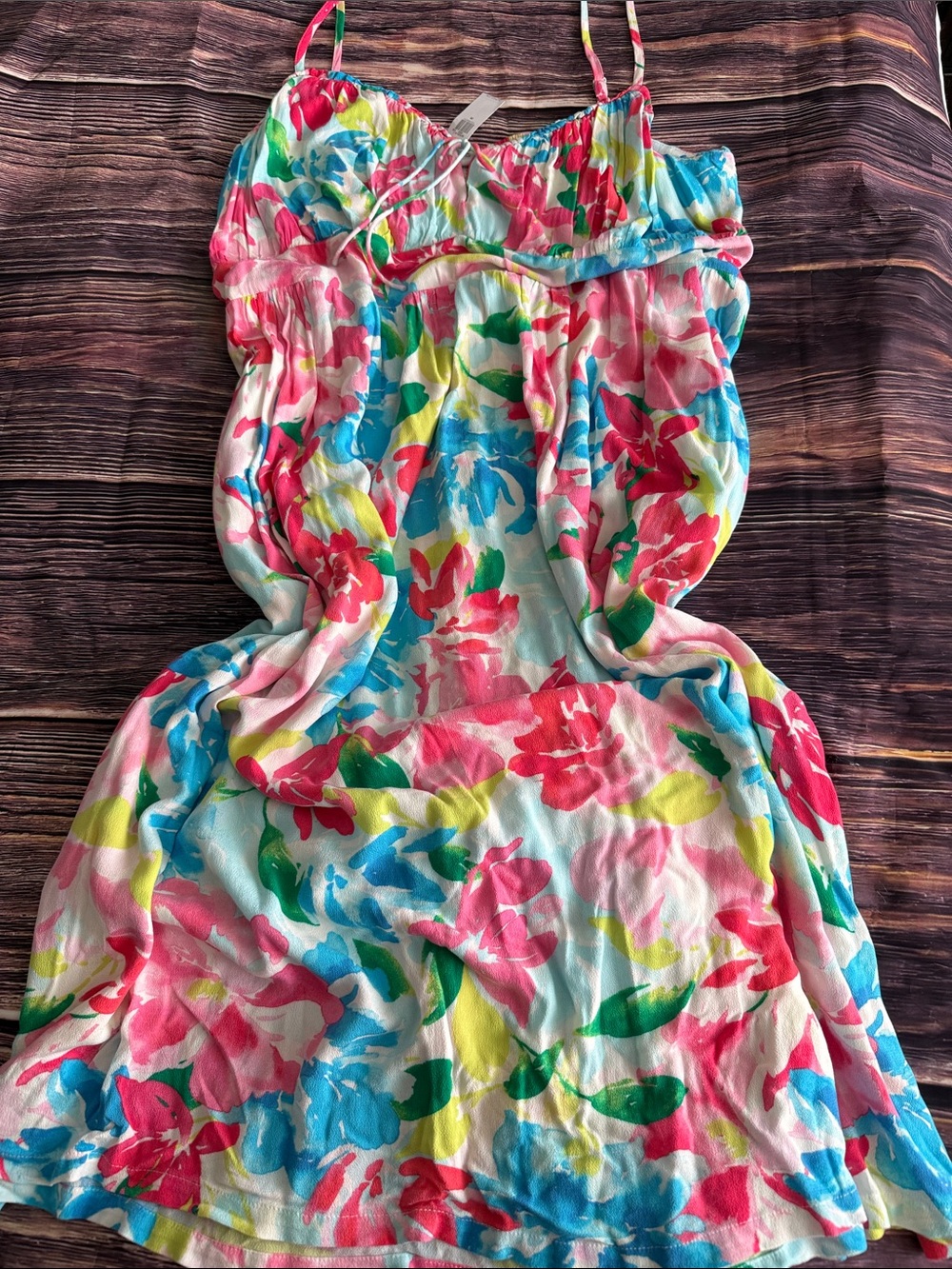 Old Navy Floral Sundress in Pink, Blue, Green, Yellow